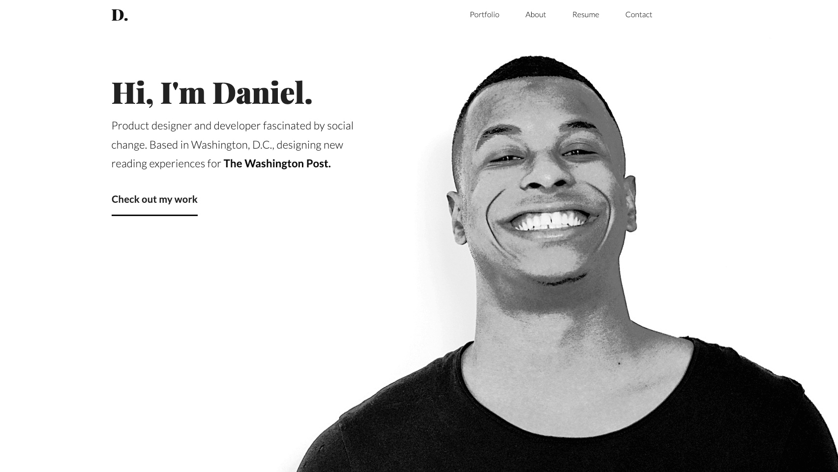 daniel autry portfolio site