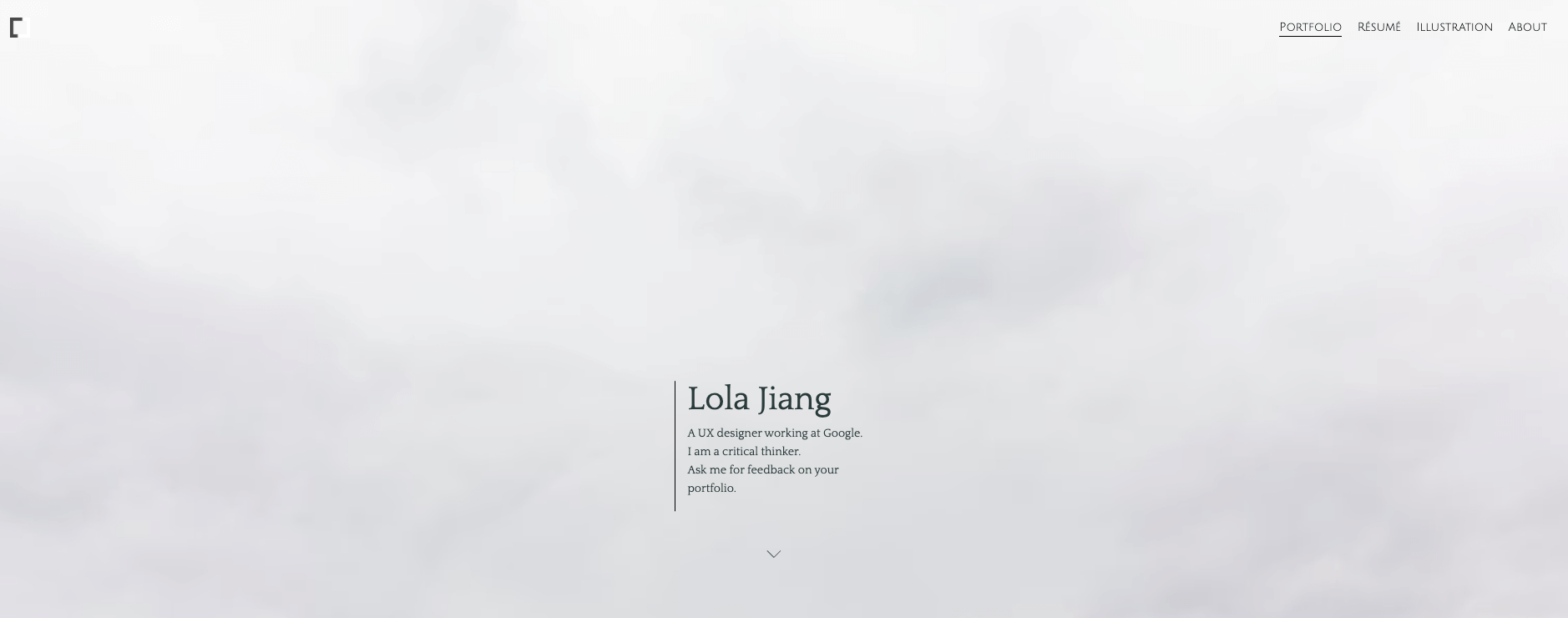 Lola Jiang UX portfolio
