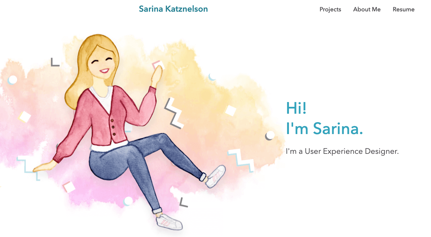 Sarina's UX portfolio