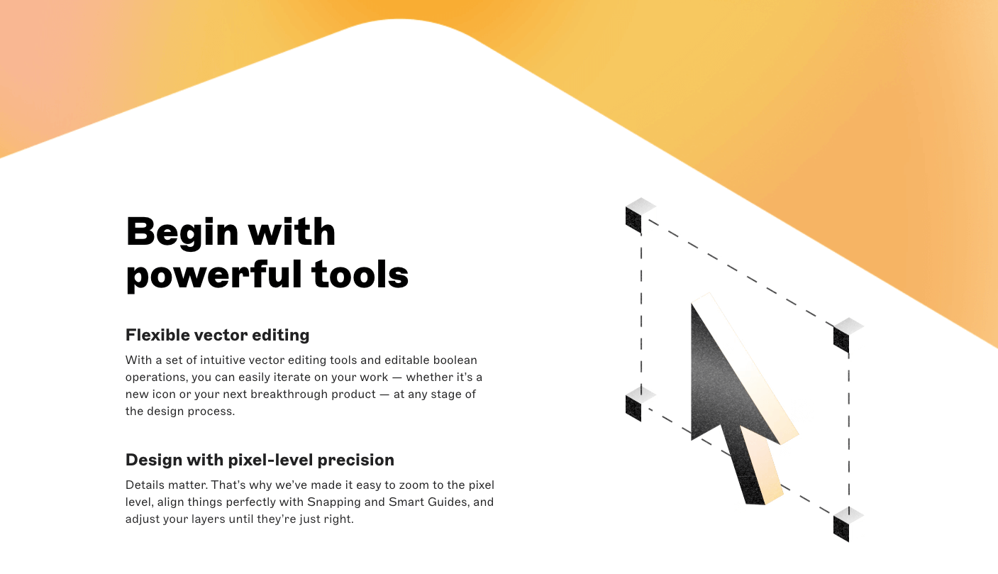 Sketch's multiple powerful UX tools