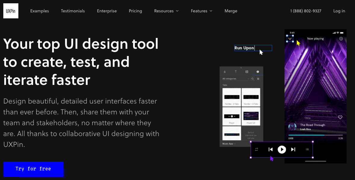 UXPin UX design tool