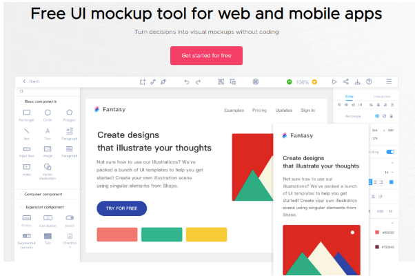 mockplus ui tool interface