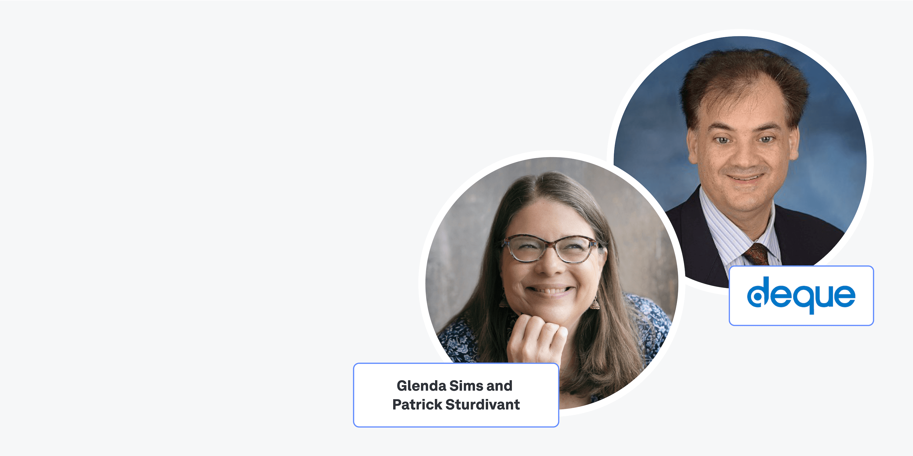 Accessible UX with Deque Systems' Glenda Sims and Patrick Sturdivant