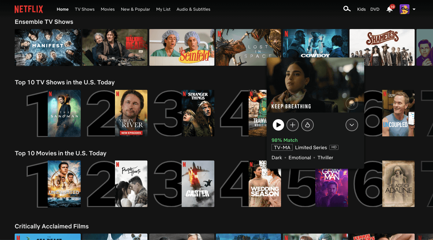 Bad UX: Netflix autoplay 