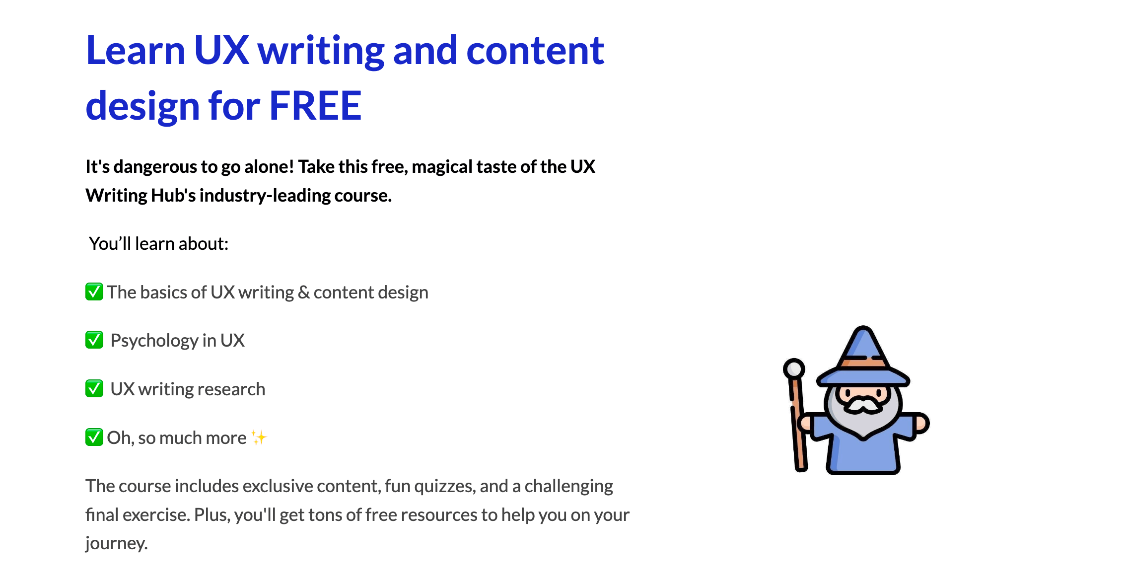 UX Writing Hub’s A Taste of UX Writing
