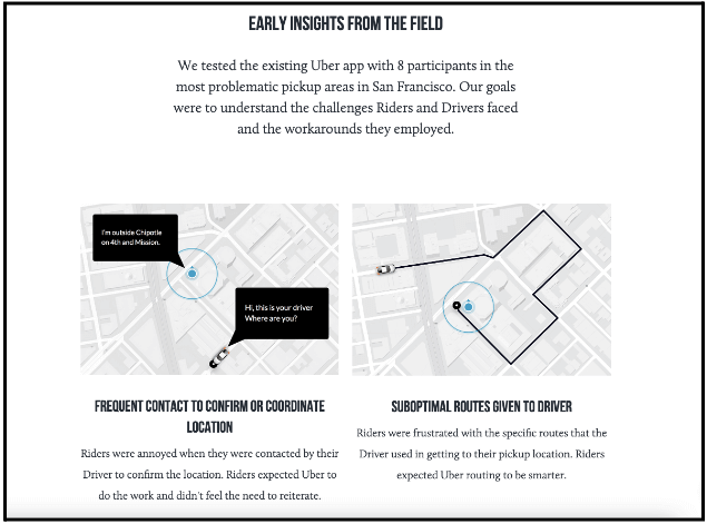 users in a ux case study