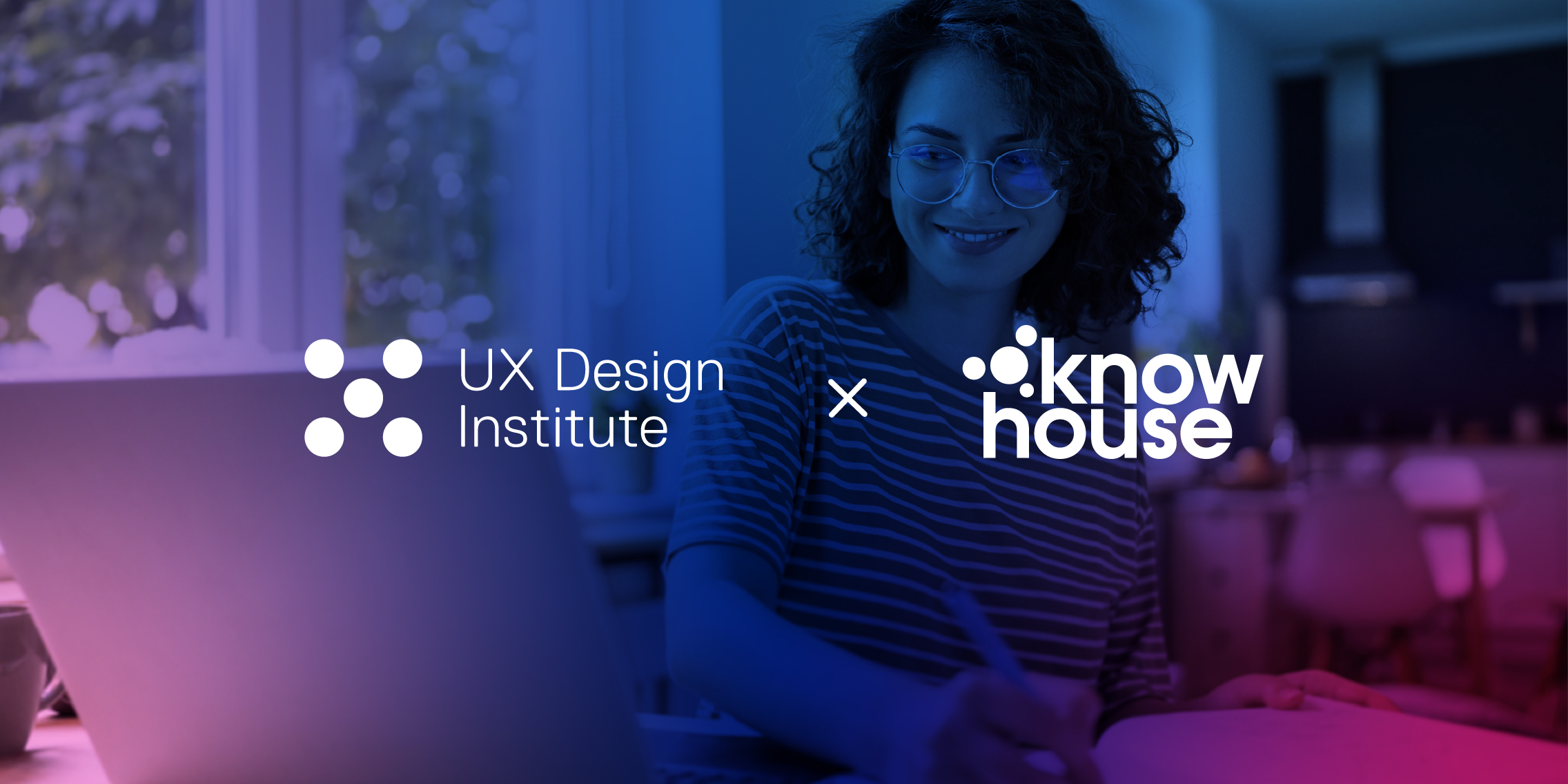 Feature image for the bog showing the logos of UX Design Institute and KnowHouse