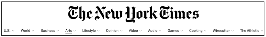 Example visual form the New York times showing a trigger in a micro-interaction